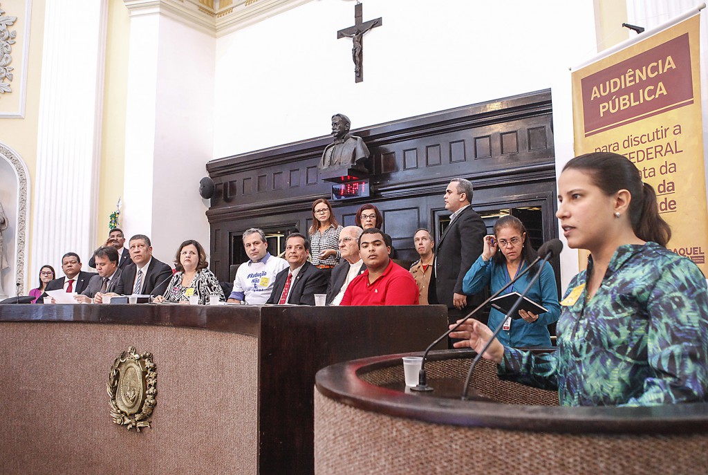 Audiência Pública da Comissão de JUSTIÇA para discutir a PEC 171/93, que trata da redução da maioridade penal.