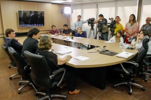 Coletiva de Imprensa da CPI do Ensino Superior.