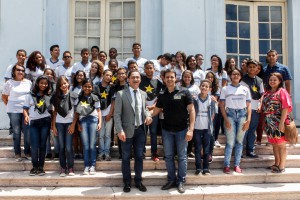 VISITA - Estudantes do Recife conhecem atividade parlamentar.Foto: Rinaldo Marques