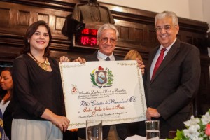 Reunião Solene de entrega do Título de Cidadão de Pernambuco ao escritor Joselito Nunes