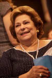 Anna Maria Maciel representou o homenageado na solenidade. Foto: Rinaldo Marques. 