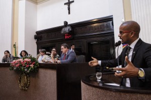 Um dos destaques da reunião foram as ocupações em instituições de ensino Foto: João Bita 