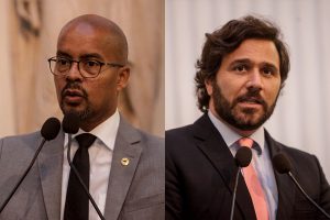 TRIBUNA - Para Edilson Silva, "direito de livre expressão foi confiscado”. Rodrigo Novaes, por sua vez, adiantou que "providências já foram tomadas”. Fotos: Roberto Soares