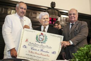 Reunião Solene de entrega do Título de Cidadão de Pernambuco a Cícero Ferreira Fernandes Costa.