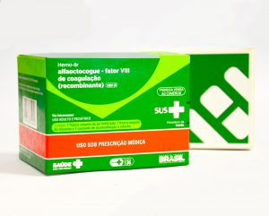 RECOMBINANTE - Usado no tratamento da hemofilia, Hemo-8r é o Fator VIII recombinante da Hemobrás. Foto: Acervo Hemobrás
