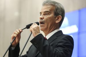 TRIBUNA - Pela manhã, parlamentar destacou destacou aprovação pelo Senado do Sistema Único de Segurança Pública (Susp). Foto: Sabrina Nóbrega