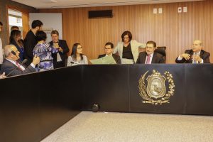 MEMÓRIA - Parlamentares resgataram experiências como moradores da instituição criada na década de 1930. Foto: Roberto Soares
