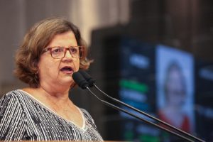 TERESA LEITÃO - “Já estamos com um mês de ano letivo, e essa alteração afeta toda a organização do horário escolar”, ponderou. Foto: Jarbas Araújo