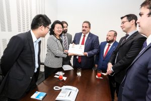 Visita da Consul Geral da China, Sra. Yan Yuquing.