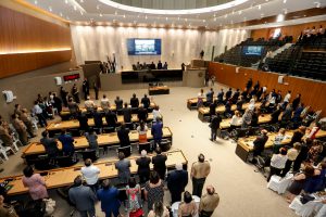 DEBATE - Relatórios foram produzidos em grupos de trabalho sobre Segurança Pública, Violência contra Mulher e Suicídio e Automutilação. Foto: Roberto Soares