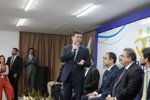 EXPERIÊNCIA - Ministro da Justiça e Segurança Pública, Sérgio Moro, visitou município, acompanhado de representantes dos Poderes Legislativo, Executivo e Judiciário. Foto: Evane Manço