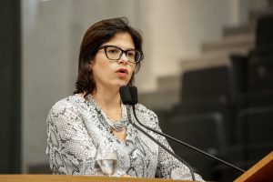 TRIBUNA - “Estamos abrindo mão de todo esse valor para receber R$ 400 milhões imediatamente, o que representa 15% do que Pernambuco teria direito", pontuou Priscila Krause. Foto: Roberto Soares