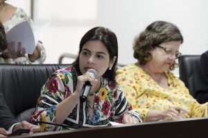 MODIFICAÇÃO - Priscila Krause apresentou emenda ao PL 739 a fim de “deixar mais clara a ressalva de haver conta separada para a disponibilidade de caixa do Regime de Previdência dos servidores”. Foto: Nando Chiappetta