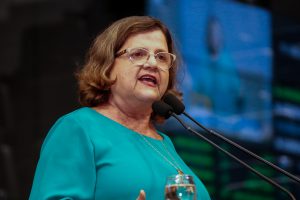 PREOCUPAÇÃO - “Esta Casa está contaminada pela polarização que existe na sociedade”, acredita Teresa Leitão. Foto: Roberto Soares