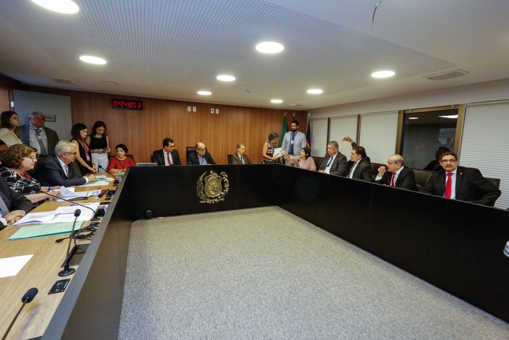 ALTERAÇÃO - Colegiado acatou substitutivo apresentado por Gustavo Gouveia reunindo duas proposições que tratavam do tema. Foto: Roberta Guimarães
