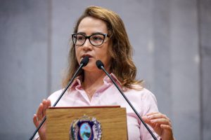 Deputada Debora Almeida fala na tribuna do Plenário