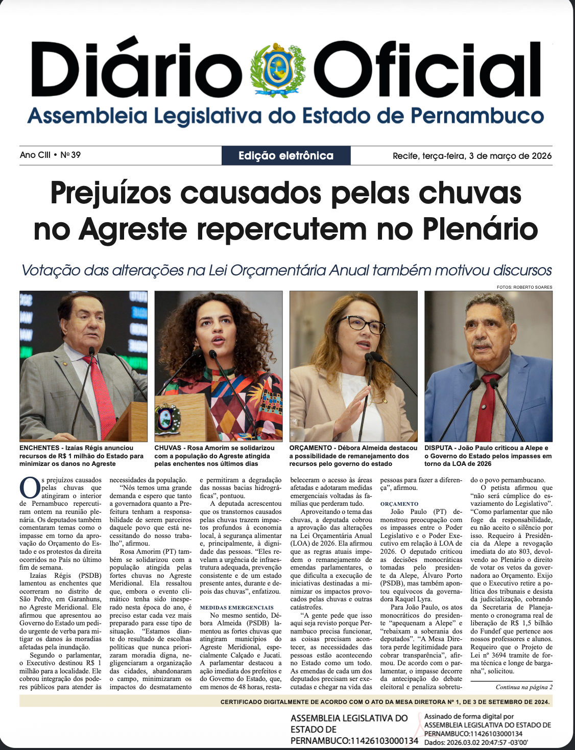 Diário Oficial 28/02/2026