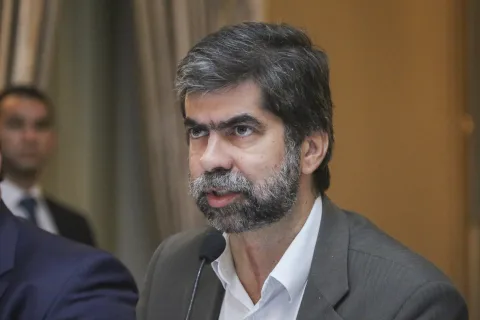 LOA - Secretário estadual de Planejamento e Gestão, Marcos Baptista, explicou as diretrizes do orçamento estadual para 2019. Foto: Heluízio Almeida