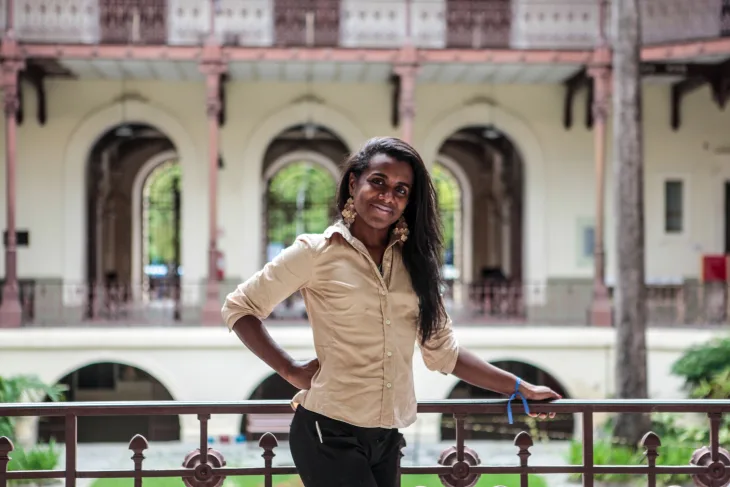 INEDITISMO - Robeyoncé Lima é a primeira mulher transexual a ingressar na Faculdade de Direito do Recife. Ela se forma neste mês. Foto: Giovanni Costa