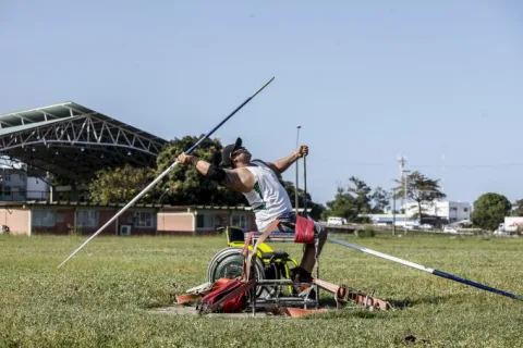 Sandro Varelo busca uma vaga   no Campeonato Mundial de Atletismo Paralímpico de 2017 Foto: Rinaldo Marques