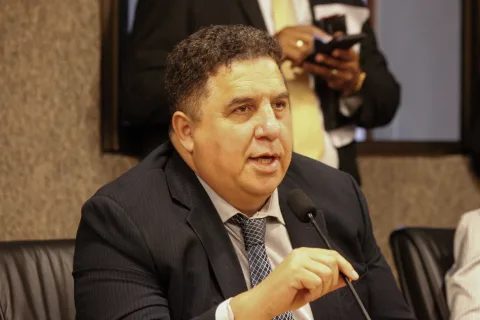 DEFESA - “tenho uma emenda para apresentar sobre o sistema de saúde, retirando esse inciso. Mas o projeto todo é muito importante”, afirmou Collins. Foto: Evane Manço