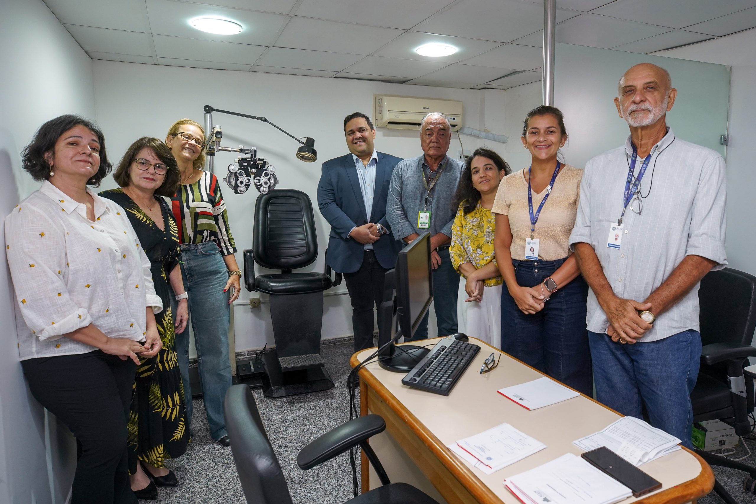 Professores da FPS visitam sede da Superintendência de Saúde e Medicina Ocupacional