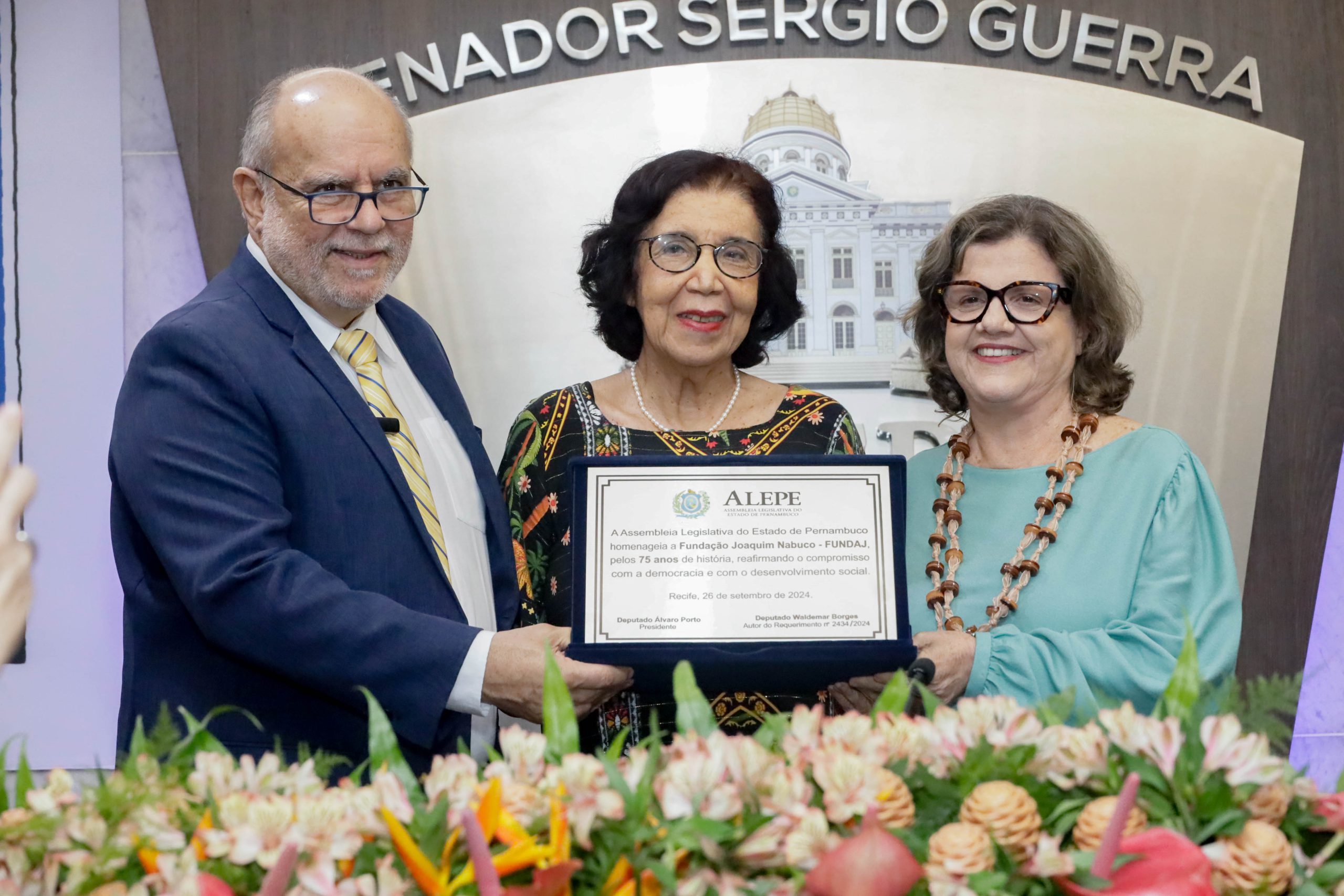 Legislativo celebra os 75 anos da Fundaj