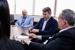 EDUCAÇÃO - Presidente da ALRS, Vilmar Zanchin tem interesse em conhecer políticas educacionais de Pernambuco. Foto: Giovanni Costa